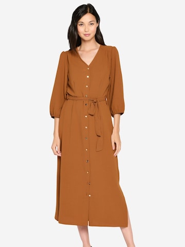 LolaLiza Dress in Brown: front