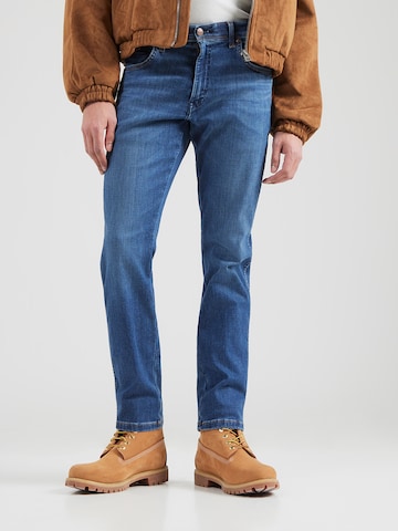 zils WRANGLER Piegulošs Džinsi 'TEXAS': no priekšpuses