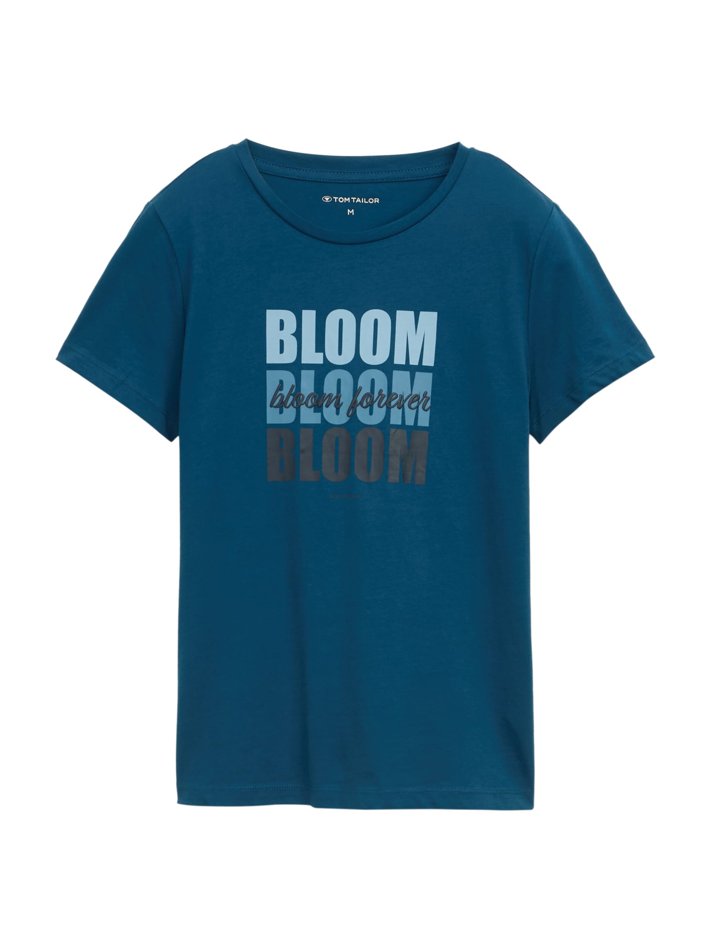 TOM TAILOR Majica | modra barva: sprednja stran