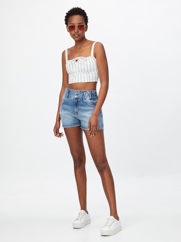 Missguided Top in Blauw