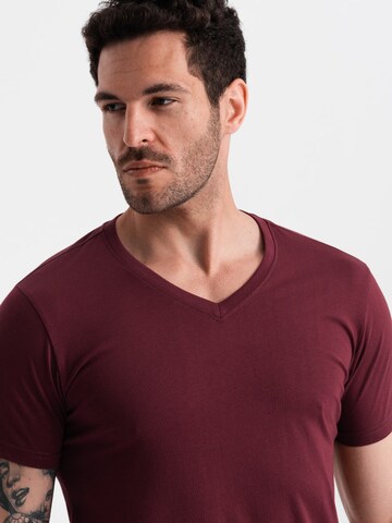 Ombre Shirt 'OM-TSBS-0145' in Red