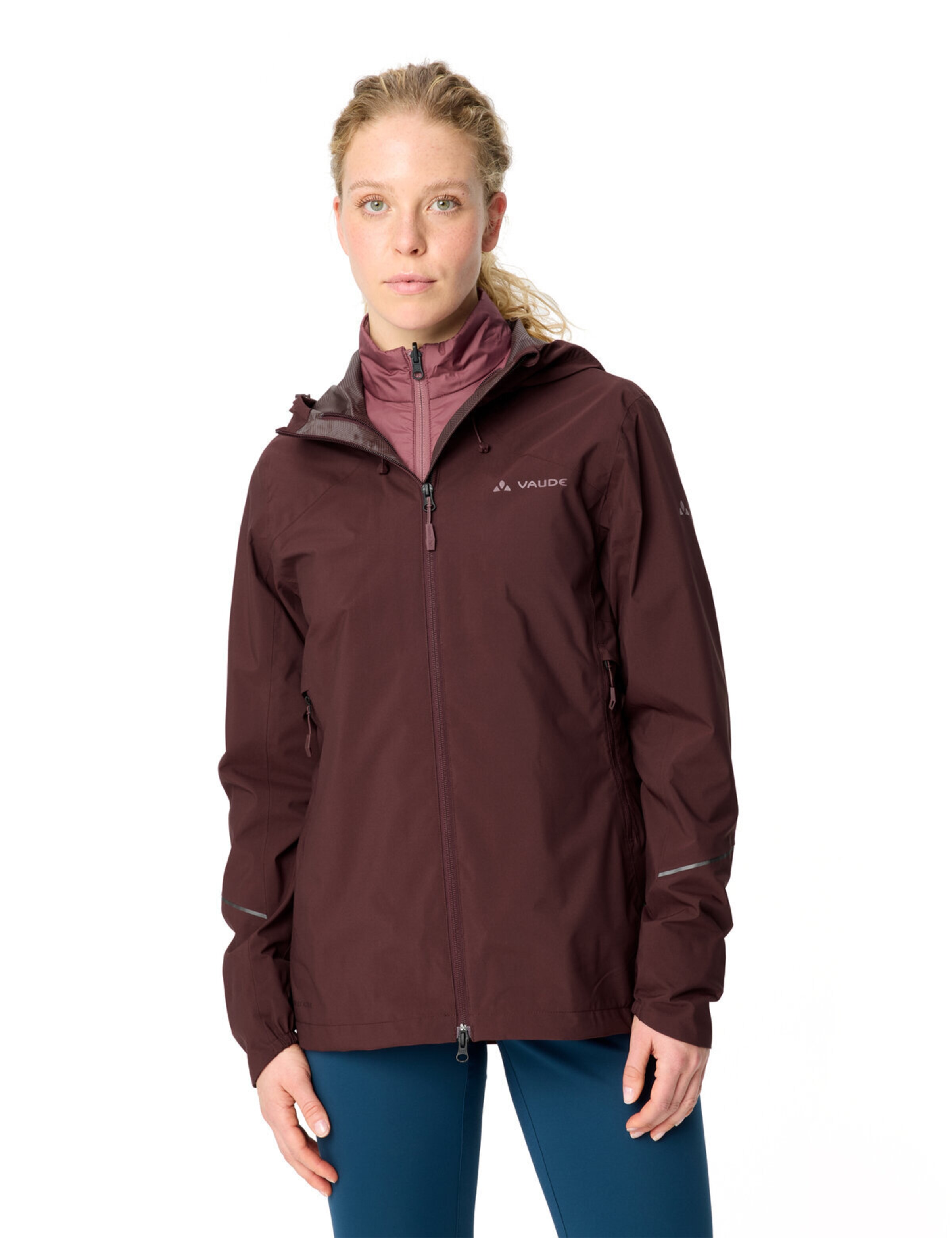 VAUDE Sports jacket 'Yaras II' in Brown: front