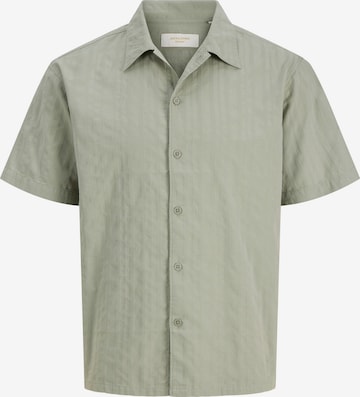 JACK & JONES - Ajuste regular Camisa en verde: frente