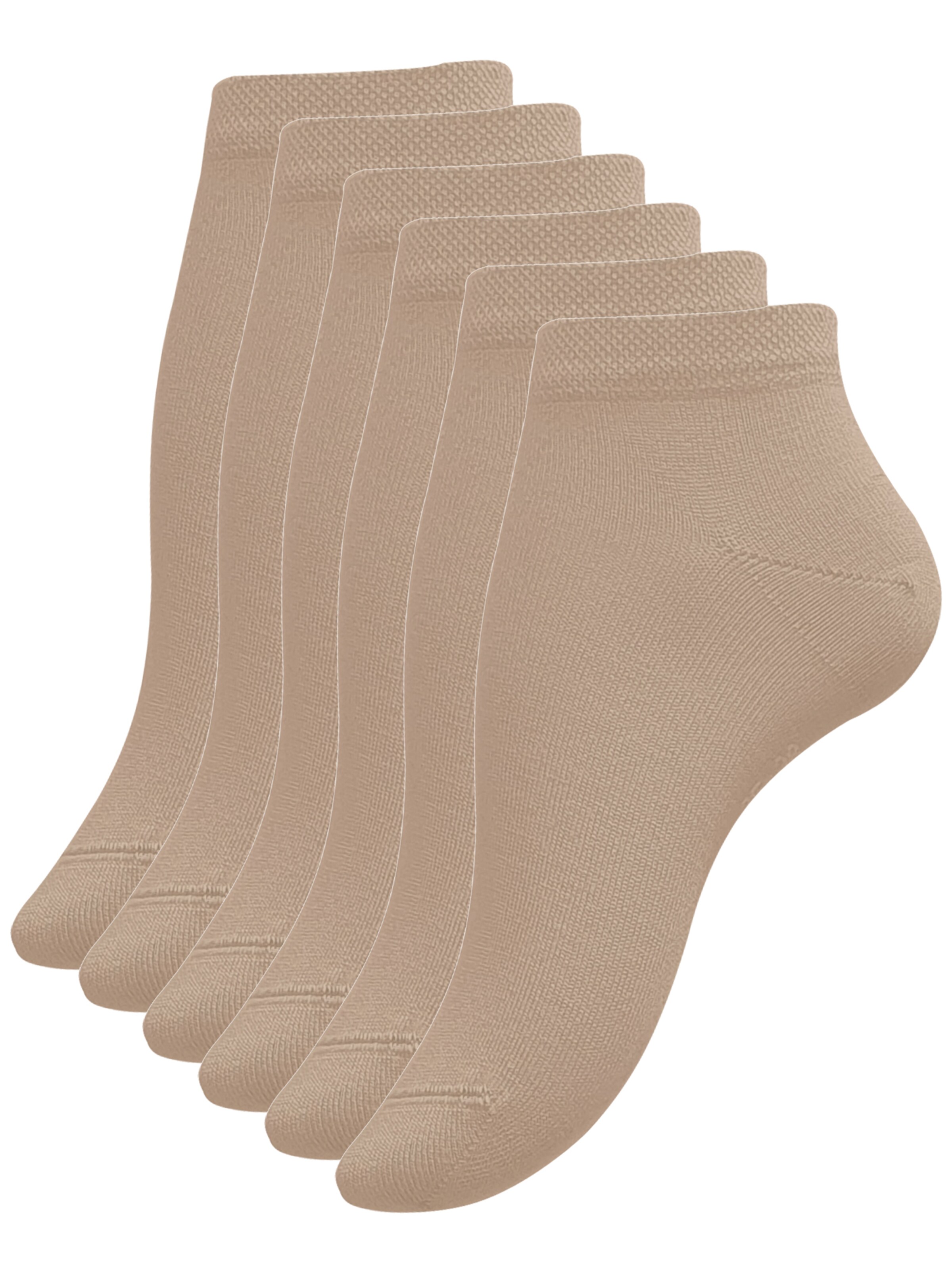 Vincent Creation - Meias 'Bambus' em bege: frente