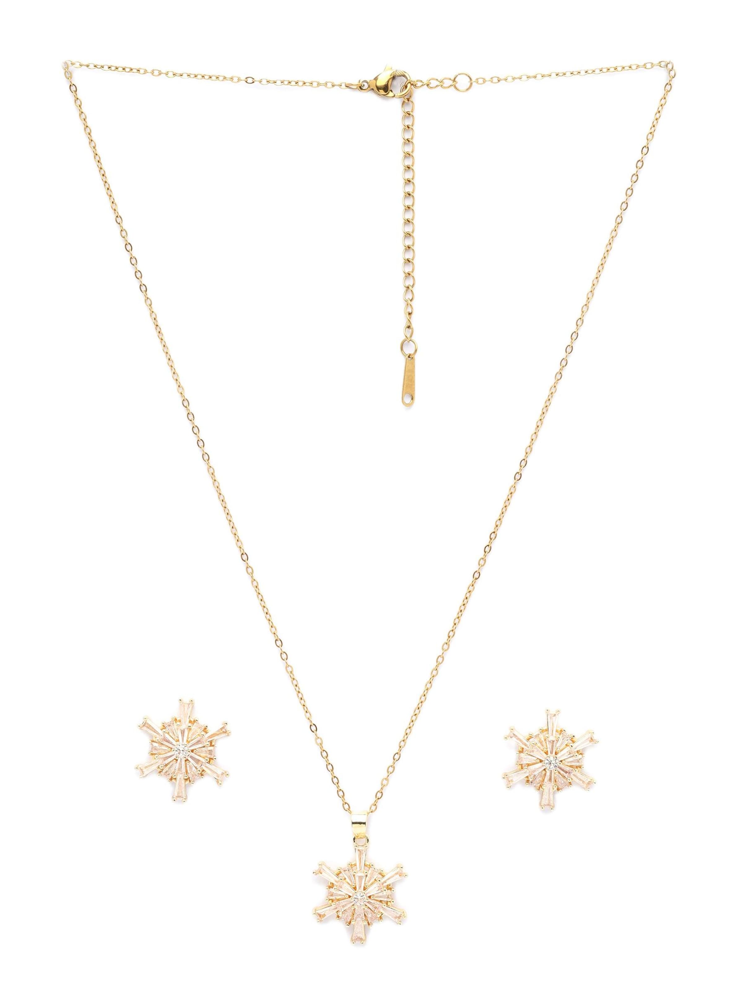 AVANT-GARDE PARIS - Conjunto de joyería 'Corneliaa' en oro: frente