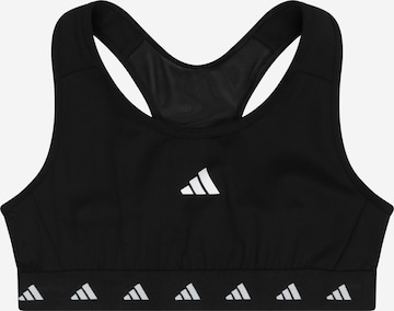 juoda ADIDAS SPORTSWEAR Biustjė Sportinio stiliaus apatiniai drabužiai 'Aeroready Techfits': priekis