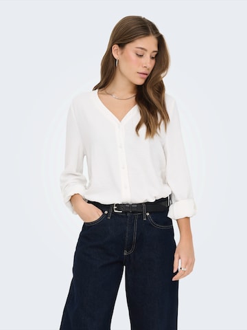 ONLY - Blusa 'ONLJANA METTE' en blanco: frente
