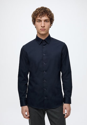 Regular fit Camicia 'Luxor' di OLYMP in blu: frontale