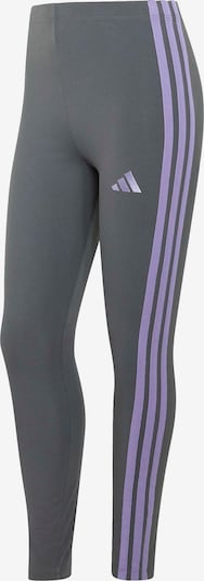 Pantaloni sport 'Essentials' pe XS ADIDAS SPORTSWEAR pe gri închis / mov lavandă, Vizualizare produs