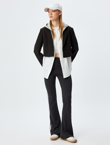 Koton Flared Trousers in Black