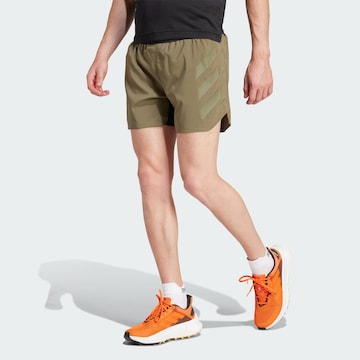 ADIDAS TERREX Regular Sportbroek 'Agravic' in Groen: voorkant