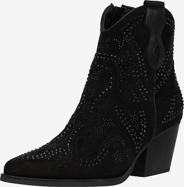 Salinyang Cowboy Boots in Black: front
