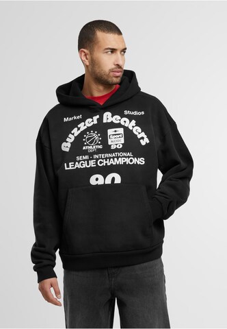 MARKET Sweatshirt 'Buzzer Beaters' in Schwarz: Vorderseite