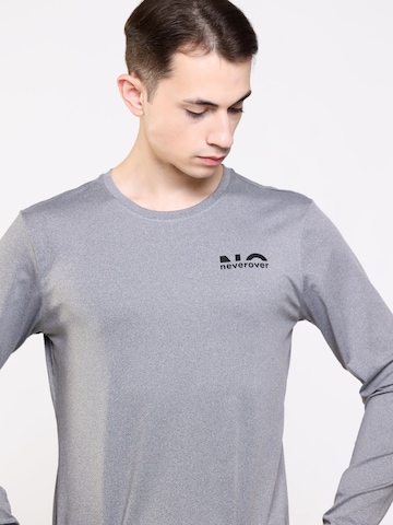 neverover - Camiseta funcional en gris
