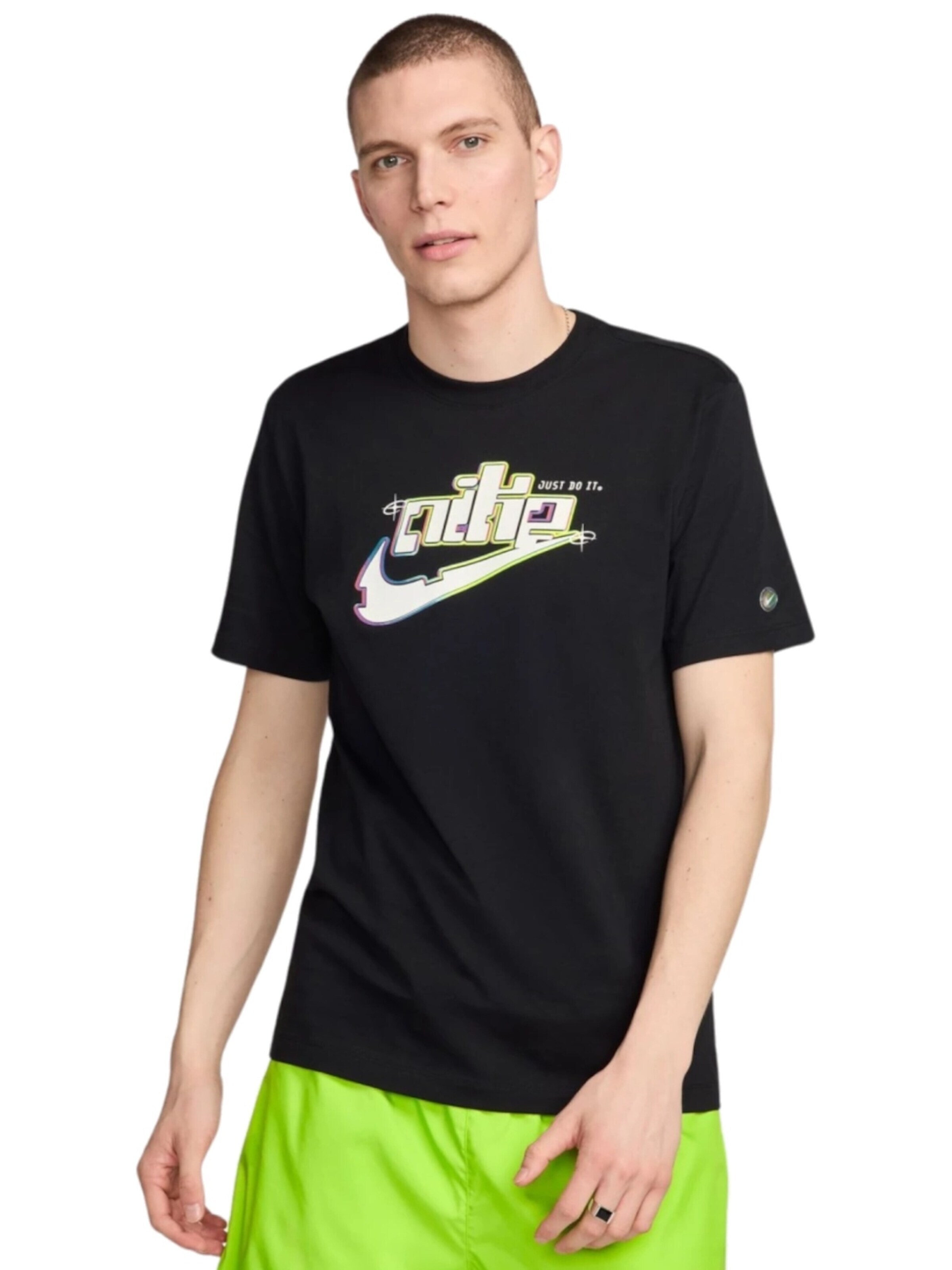 NIKE Shirt 'Nike Sportswear' in Black: front