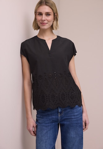 STREET ONE Blouse in Black: front