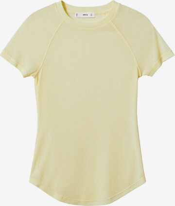 T-shirt 'AZUL' MANGO en jaune : devant