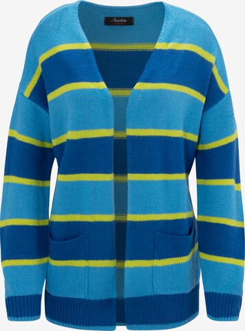 Aniston CASUAL Knit Cardigan in Blue: front