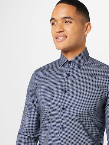 OLYMP Slim fit Button Up Shirt in Blue