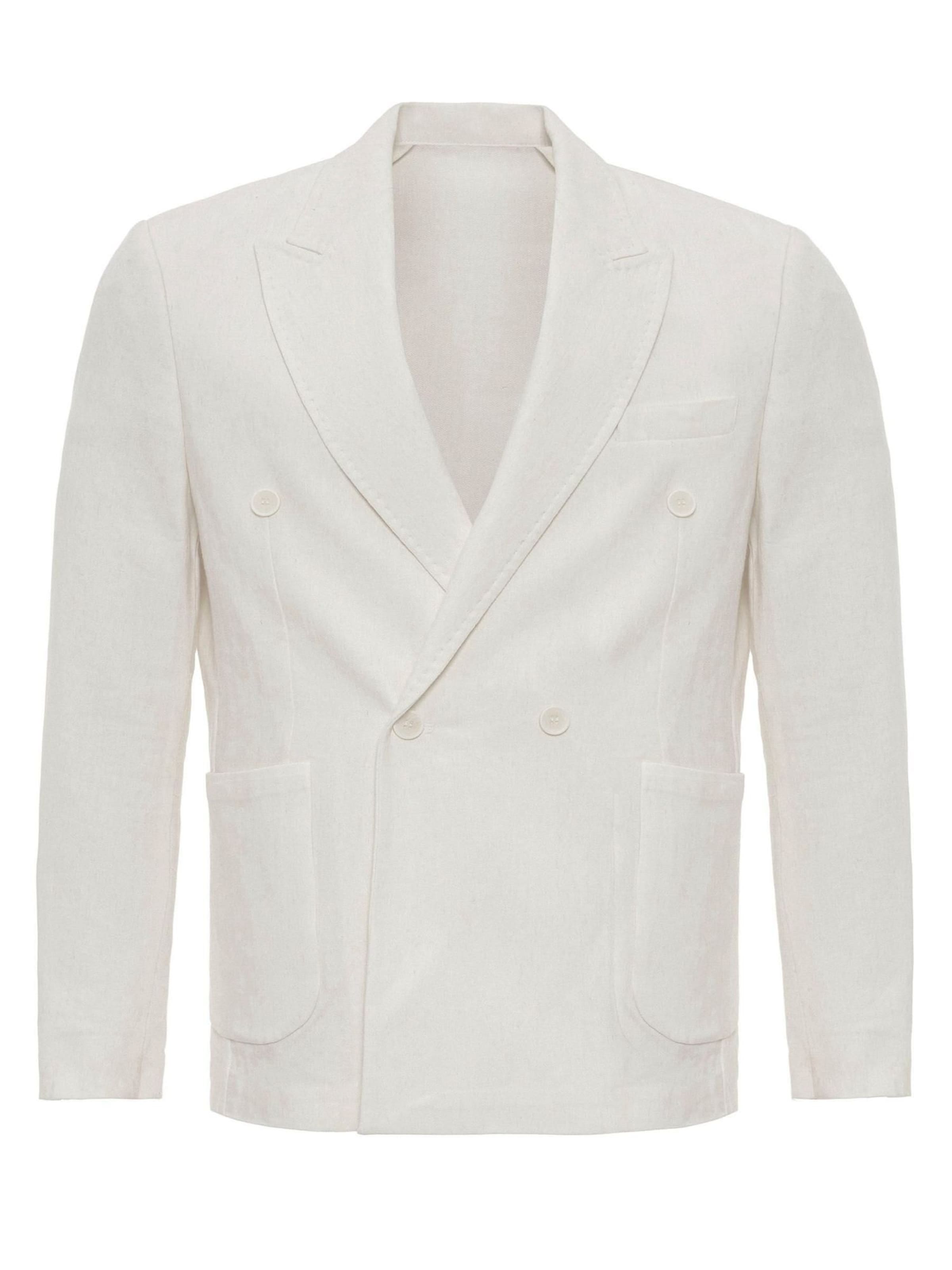 Regular fit Giacca da completo di Antioch in bianco: frontale