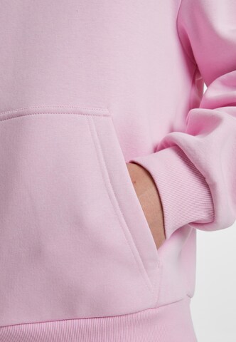 Sweat-shirt 'Fluffy' Urban Classics en rose