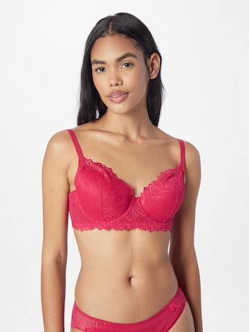 Triangolo Reggiseno di NATURANA in rosso: frontale