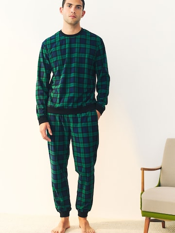 Pyjama long 'Motionflex' Next en vert : devant