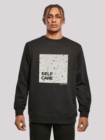 F4NT4STIC Sweatshirt 'SELF CARE' in Schwarz: Vorderseite