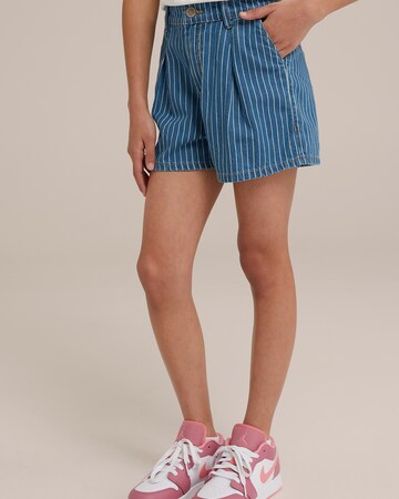 WE Fashion - regular Pantalón en azul: frente