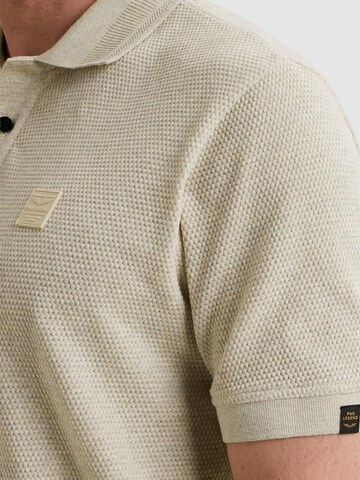 Maglietta 'Polo shirt with texture and ribbed hems' di PME Legend in beige