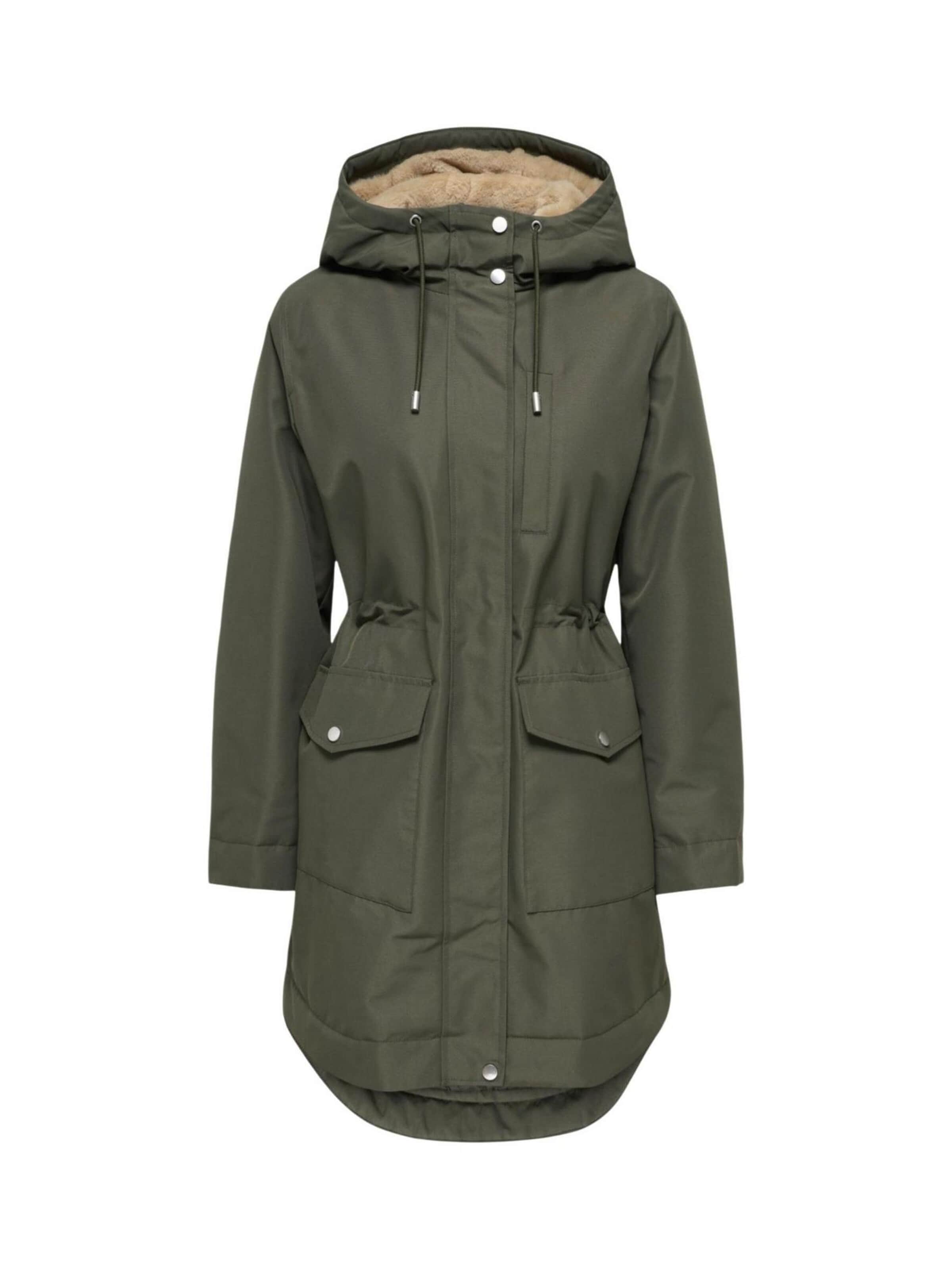 Parka d’hiver 'Jdyvalencia Parka Coat Otw Sij Noos 15376718' JDY en vert : devant