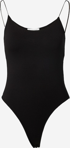 TOPSHOP Shirt body in Zwart: voorkant