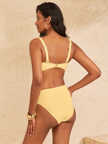 Fascia Top per bikini di love & roses in giallo