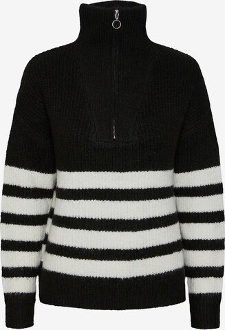 PIECES Sweater 'BROOKS' in Black: front