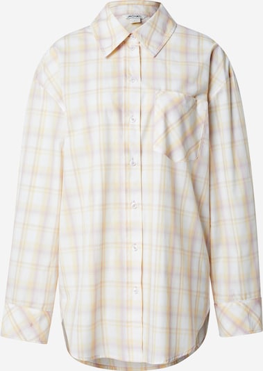 Monki Pusero värissä pastellinkeltainen / pastellinpinkki / valkoinen, Tuotenäkymä