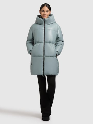 khujo Wintermantel 'Lorsa' in Blau