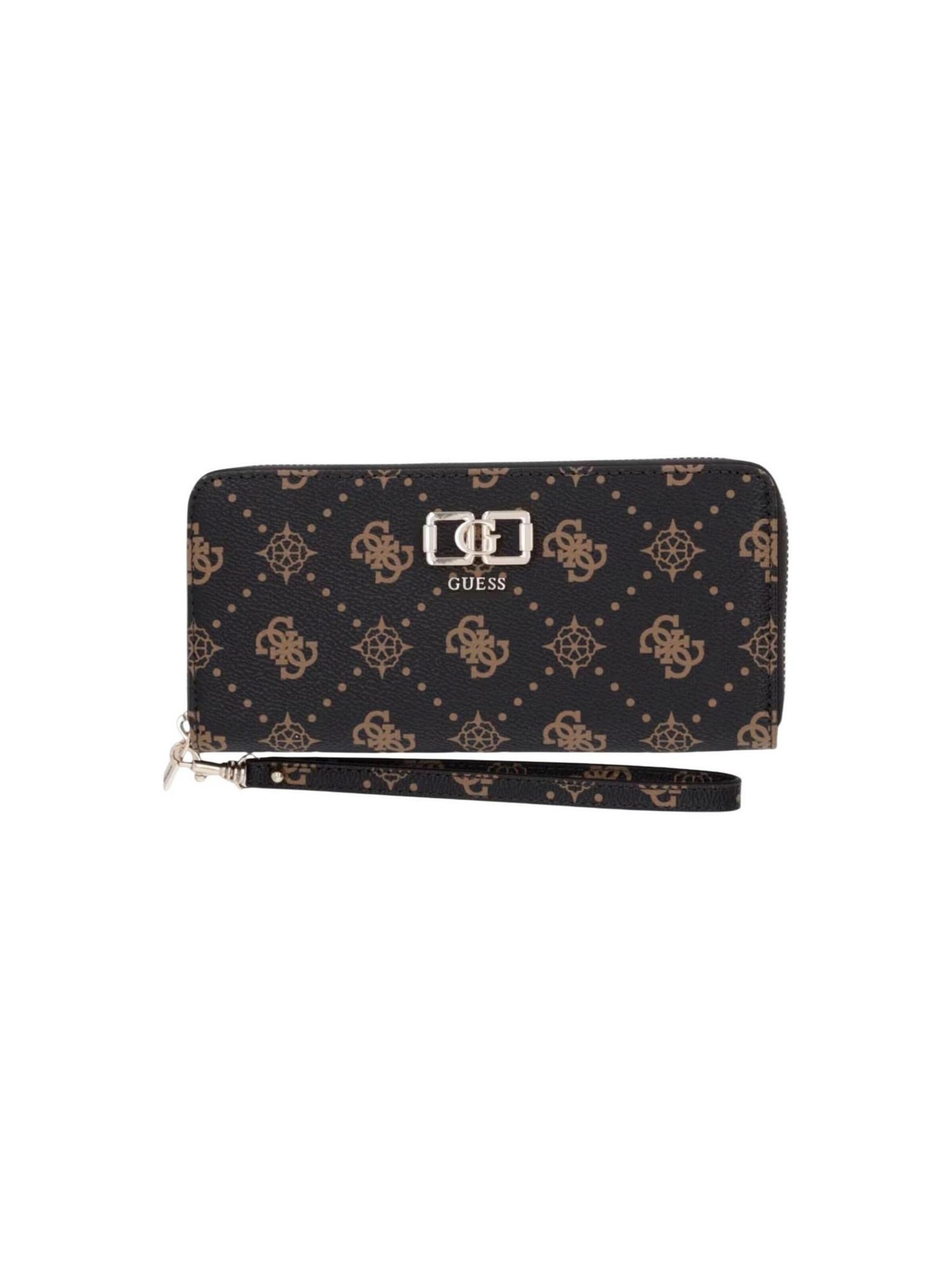 Portamonete 'EMELIE  SLG MED SWGP99 28146' di GUESS in marrone: frontale