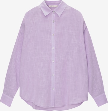 Pull&Bear Blus i lila: framsida