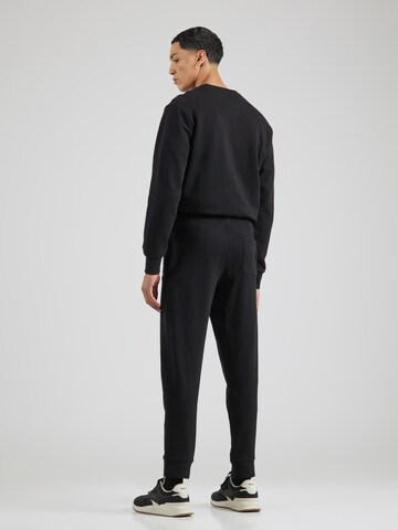 La Martina Tapered Trousers in Black: back