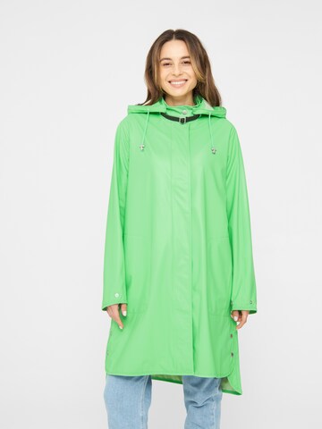 ILSE JACOBSEN Raincoat in Green: front