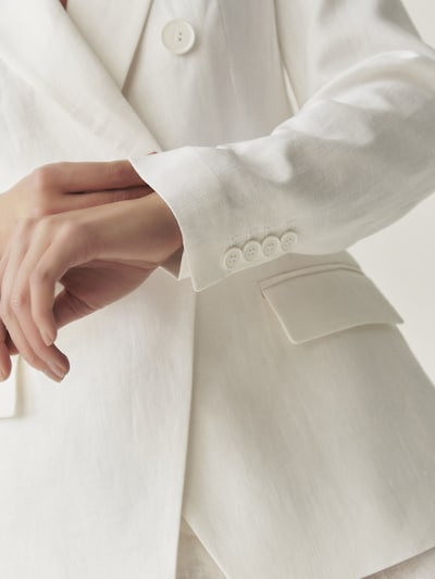 TATUUM Between-Season Jacket in Off white, Item view