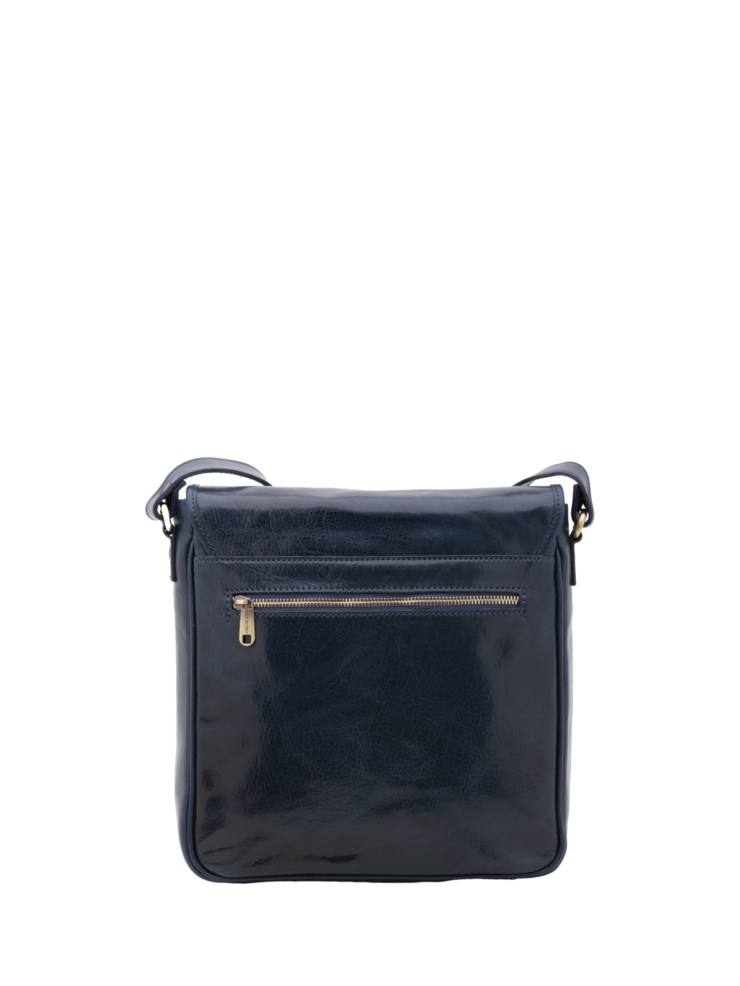 Borsa a tracolla 'Borsa a tracolla uomo vera pelle con chiusura magnetica - Made in Italy' di I Fratelli in blu