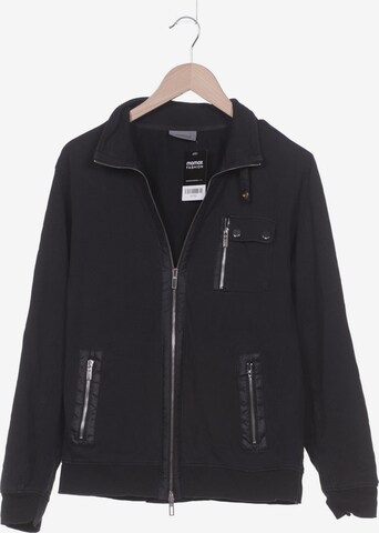 LAGERFELD Sweatshirt & Zip-Up Hoodie in L in Black: front