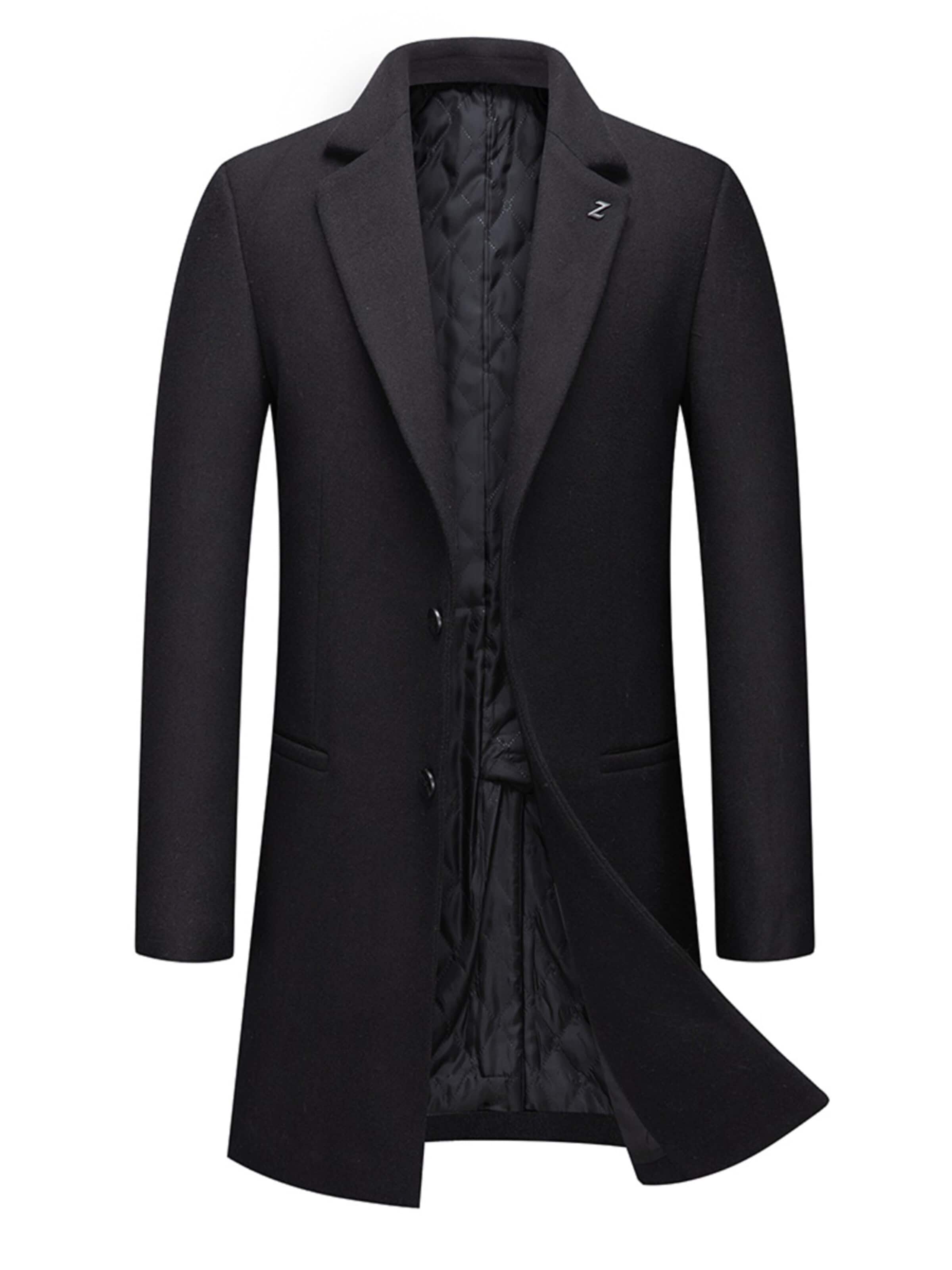 Cappotto invernale 'Herbstgold' di ALLTHEMEN in nero