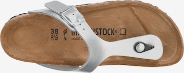 BIRKENSTOCK Sandals 'Gizeh' in Silver
