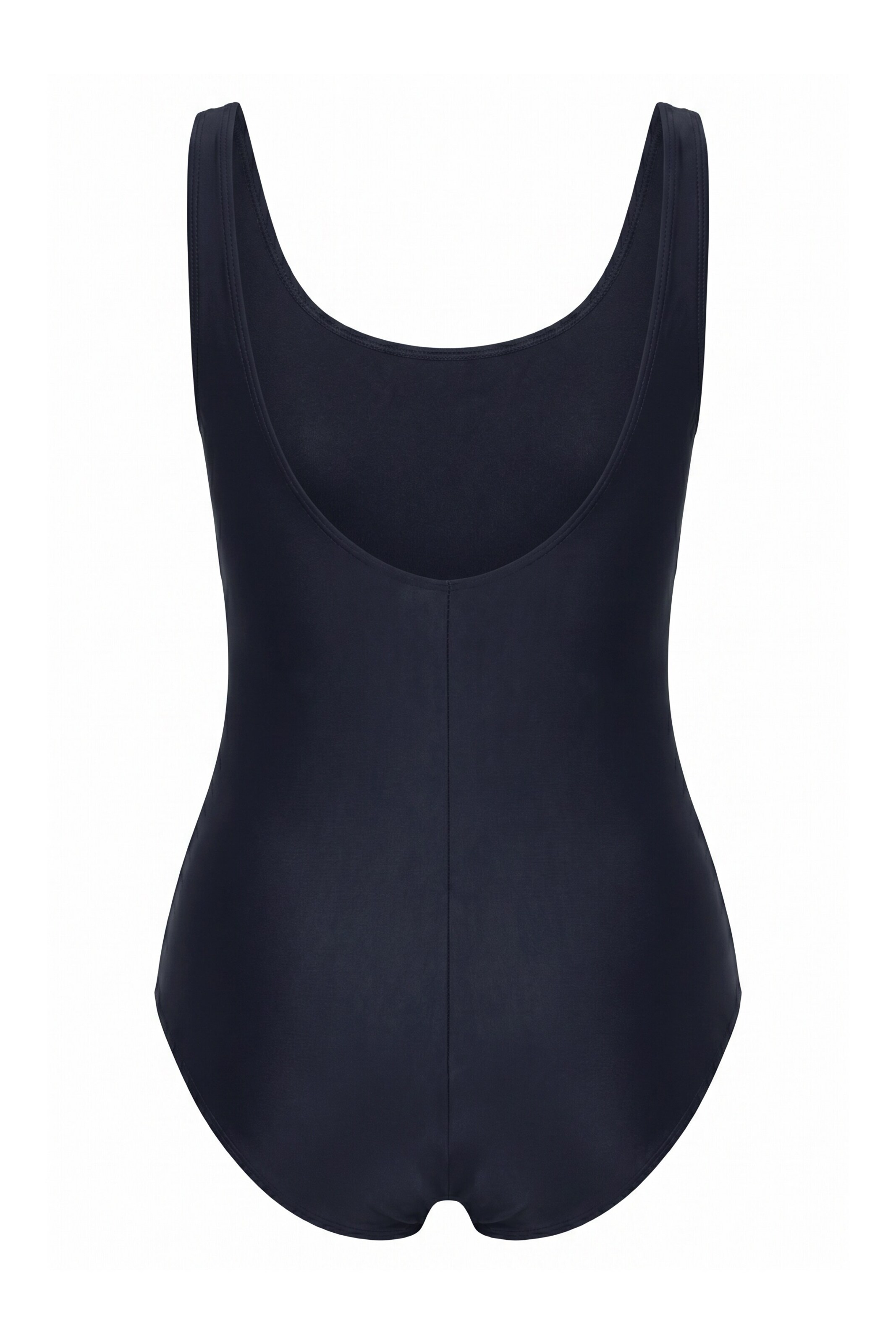 Ulla Popken Bustier Badeanzug in Schwarz