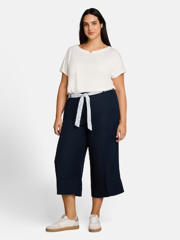 Tom Tailor Women + Wide leg Trousers in Blue