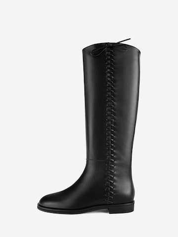 L37 HANDMADE SHOES Boots 'ORBIT OF DREAMS' in Zwart: voorkant