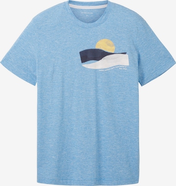 T-Shirt TOM TAILOR en bleu : devant