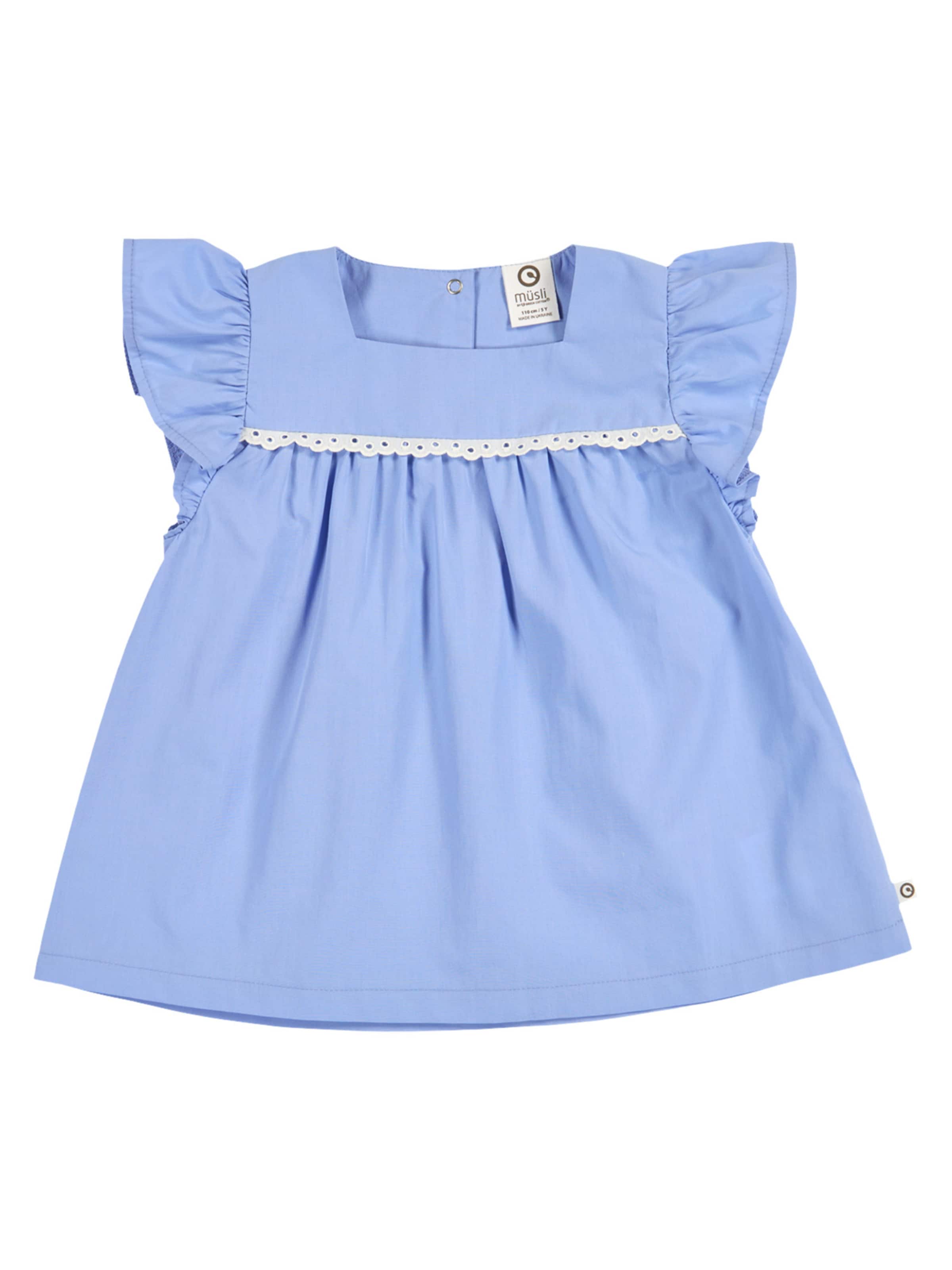 T-Shirt Müsli by GREEN COTTON en bleu : devant